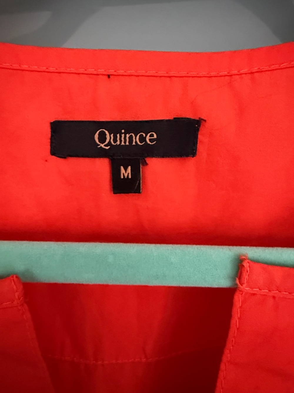 Quince Orange Tiered Maxi Dress with Smocked Waist Medium - Picture 3 of 4